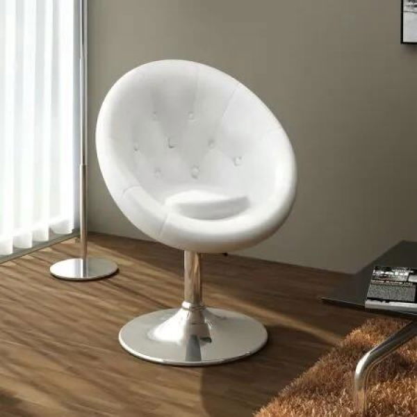 Club Chair White