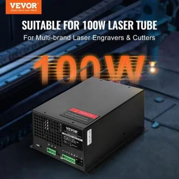 CO2 Laser Power Supply for 100W Laser Tube Laser Engravers and Cutters