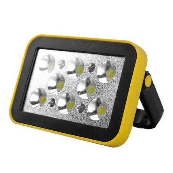COB LED Magnetic Outdoor Work Light 3-Level Dimming Red & Blue Flash Portable Multi-Functional Camping Night Market & Emergency Use