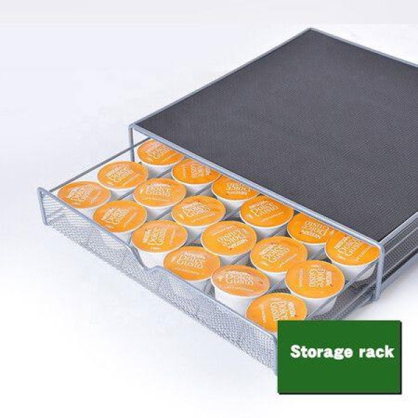 Coffee Capsules Holder - Coffee Pods Storage Box Stand Base For Max 36 Pcs K-CUP/Dolce Gusto Capsules.