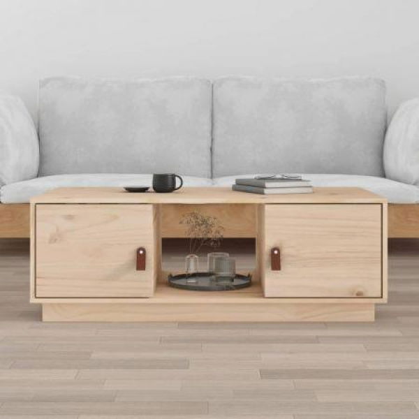 Coffee Table 100x50x35 Cm Solid Wood Pine