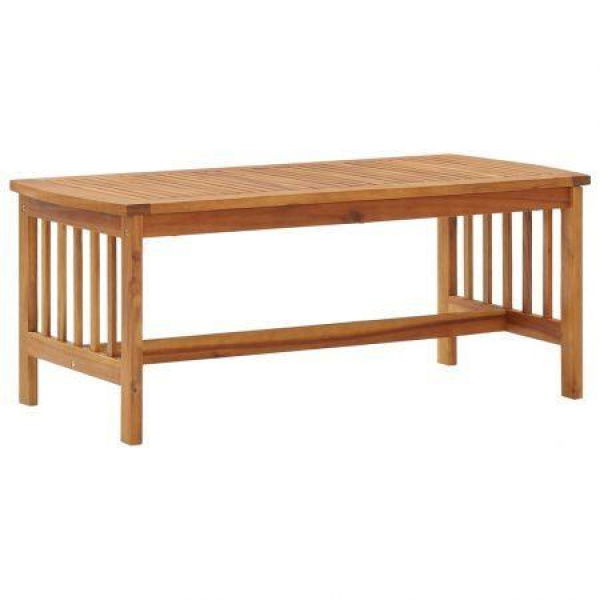 Coffee Table 102x50x43 Cm Solid Acacia Wood