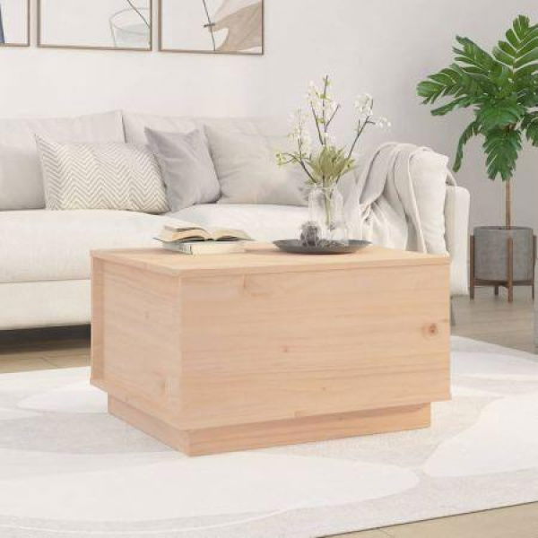 Coffee Table 60x50x35 Cm Solid Wood Pine