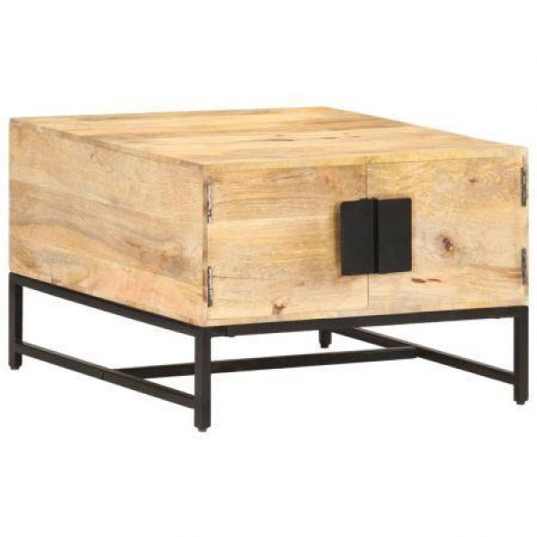 Coffee Table 67x67x45 Cm Solid Mango Wood