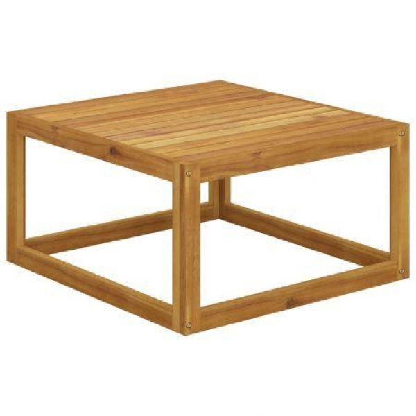 Coffee Table 68x68x29 Cm Solid Acacia Wood