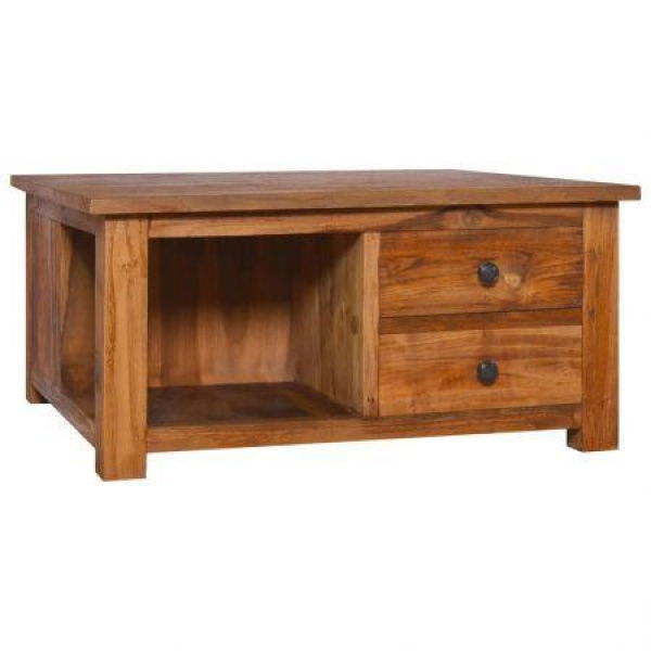 Coffee Table 68x68x33 Cm Solid Teak Wood