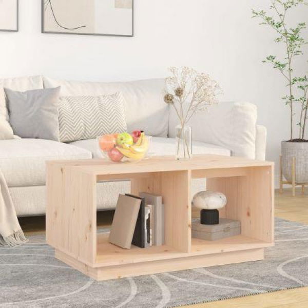 Coffee Table 80x50x40 Cm Solid Wood Pine