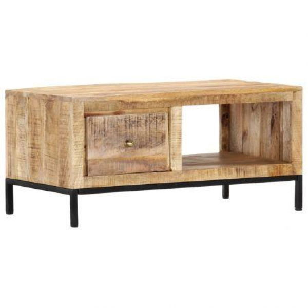 Coffee Table 88x50x42 Cm Solid Mango Wood