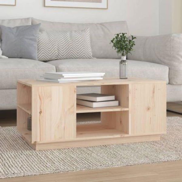 Coffee Table 90x49x40.5 Cm Solid Wood Pine.