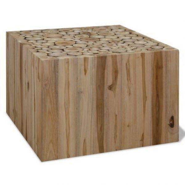 Coffee Table Genuine Teak 50x50x35 Cm