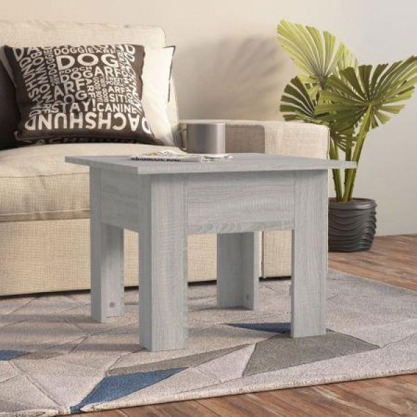 Coffee Table Grey Sonoma 55x55x42 Cm Engineered Wood