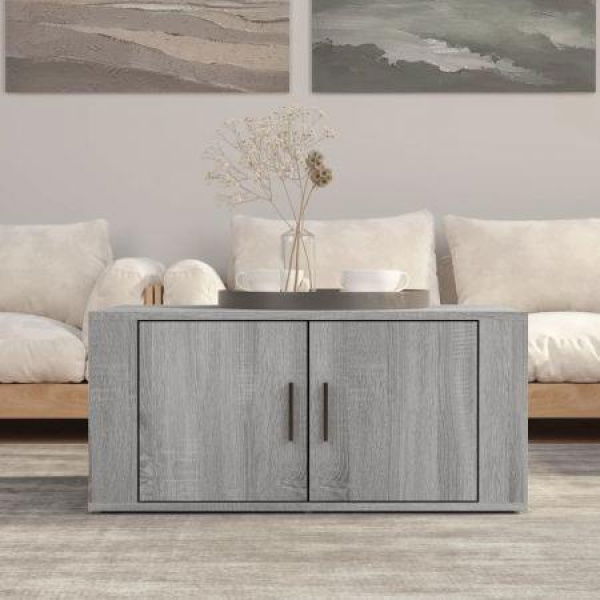 Coffee Table Grey Sonoma 80x50x36 Cm Engineered Wood