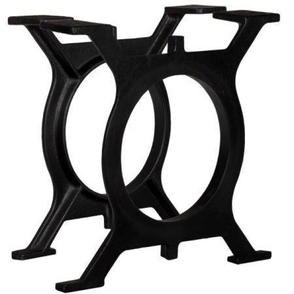 Coffee Table Legs 2 Pcs O-Frame Cast Iron