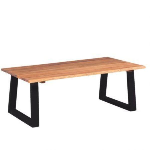 Coffee Table Solid Acacia Wood 110x60x40 Cm