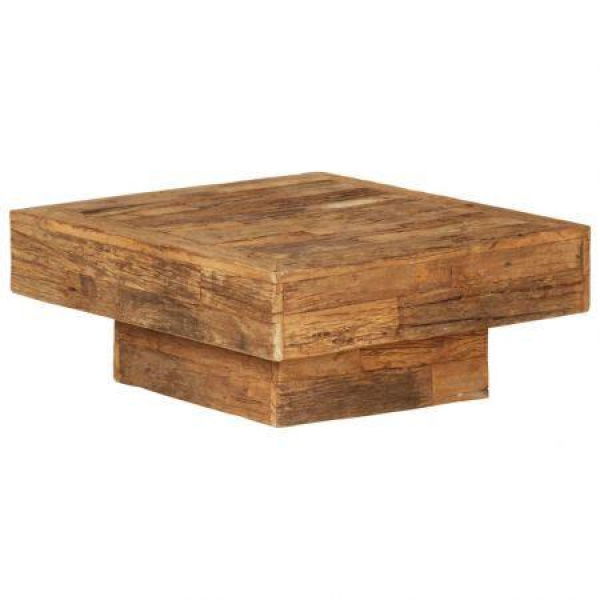 Coffee Table Solid Reclaimed Wood 70x70x30 Cm