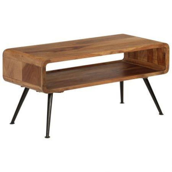 Coffee Table Solid Sheesham Wood 95x40x45 Cm