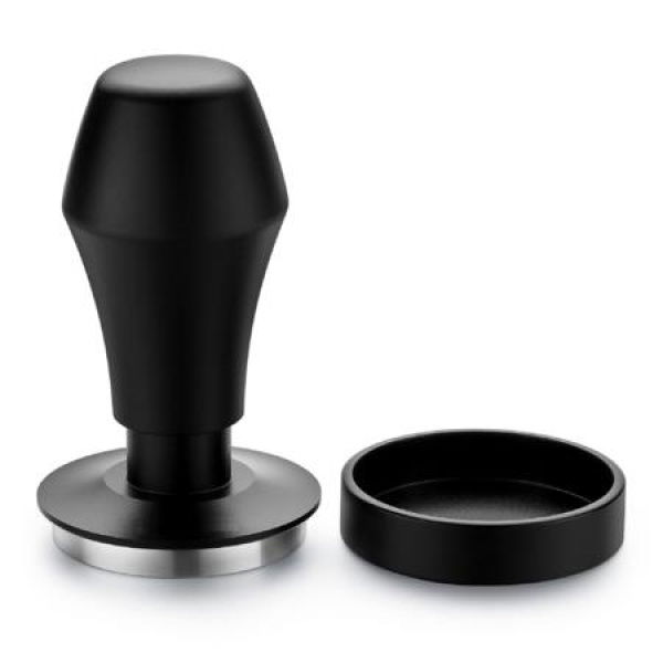 Coffee Tamper 53.3mm Spring-loaded Tamper Barista Espresso Tamper With 15lb/25lb/30lbs Replacement Springs Anodized Aluminum Handle And Stand Flat Base