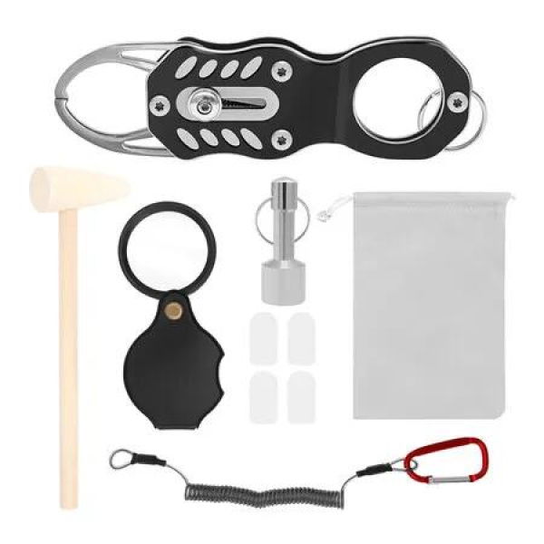 Coin Ping Tester Kit, Pocket Pinger Coin Tester, Portable Gold and Silver Coin Sound Resonance and Size Verification Tool for Coin Collectors