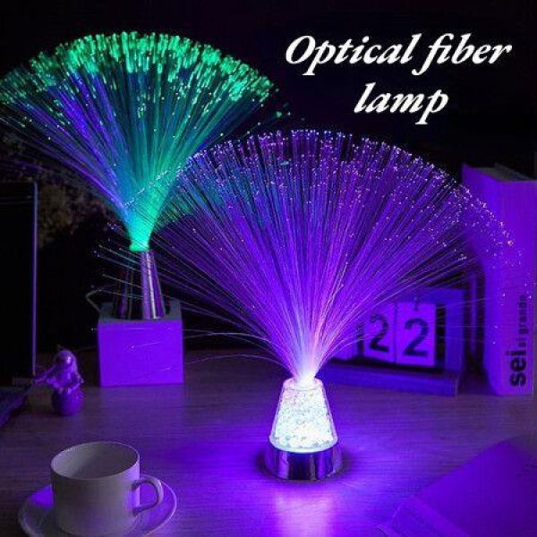 Colorful Fiber Optic Lamp LED Starlight Atmosphere Light Color Changing Crystal Night Light Wedding Party Christmas Decor Lamp