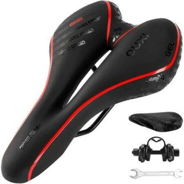 Comfort Bike Seat Comfortable Gel Bicycle Saddle Replacement Soft Padded With Shock Absorbing Waterproof For Bike