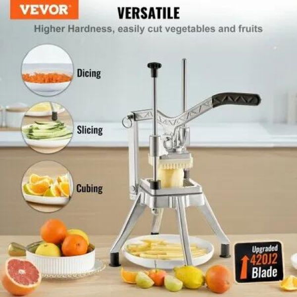 Commercial Chopper Commercial Vegetable Chopper with 4 Blades Fruits Dicer