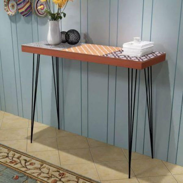 Console Table 90x30x71.5 Cm Brown.