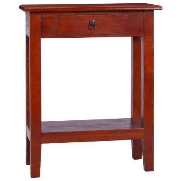 Console Table Classical Brown 60x30x75 Cm Solid Mahogany Wood