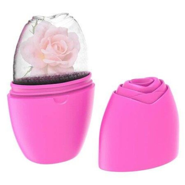 Contour Cube Ice Mold For Face - Face Ice Mold Ice For Face (Pink)