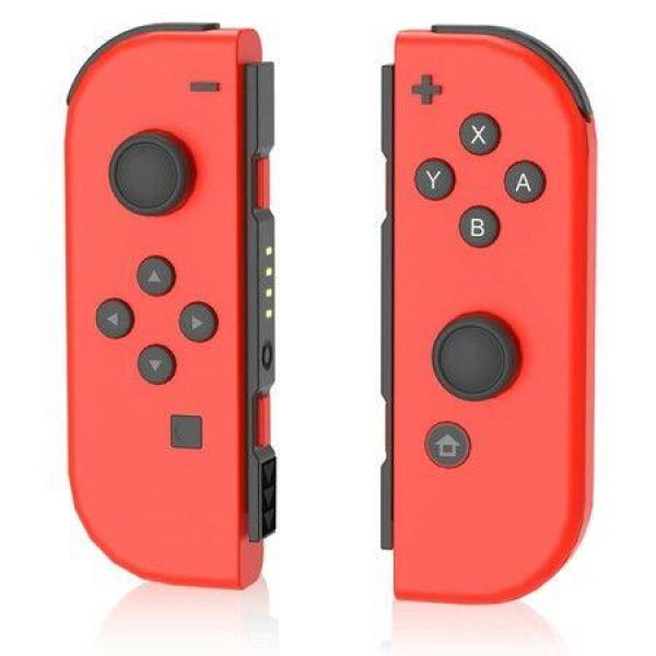 Controller Compatible for Switch/Switch OLED,Replacement L/R Gamepad Controller Support Wake-up Function/Motion Control/Screenshot (Red)