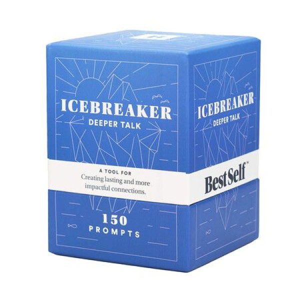 Conversation Starter Icebreaker Deck: A Powerful Tool To Establish And Strengthen Relationships By Cultivating Open Engaging Deeper And Meaningful Interactions – 150 Prompts.