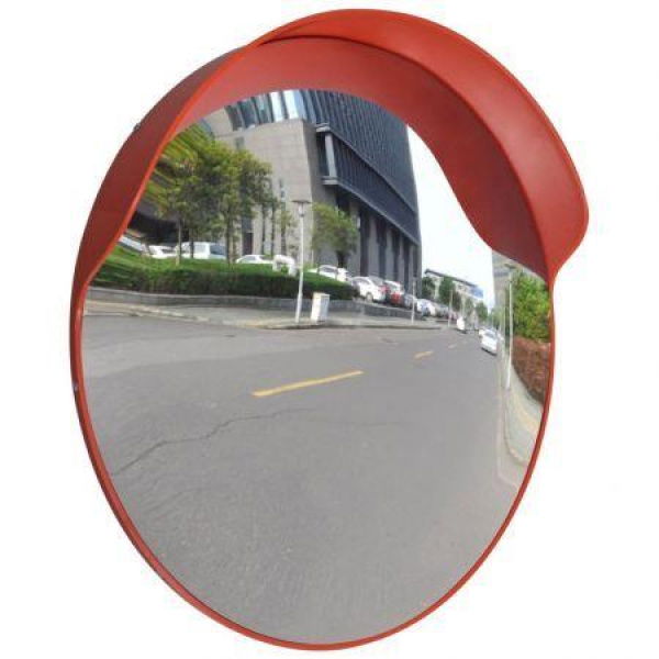 Convex Traffic Mirror PC Plastic Orange 60 Cm