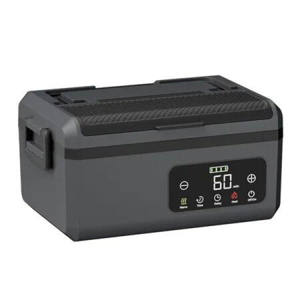 Cordless Electric Lunch Box, 1.5L Battery Powered Heated Lunch Box, 30000mAh USB Rechargeable Portable Heating Food Warmer for Outdoors, Truck, Office