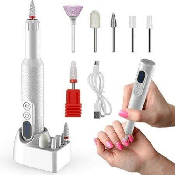 Cordless Electric Nail Drill Kit For Home Nails Salon