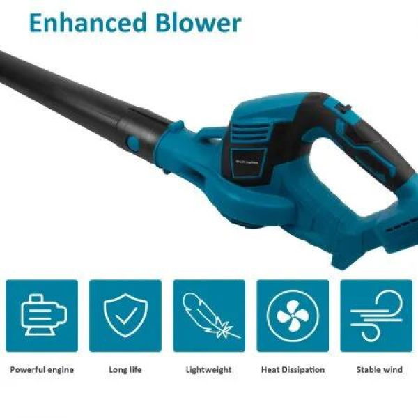 Cordless Leaf Blower Dust Tools Garden Lightweight for Makita 18V Battery AU