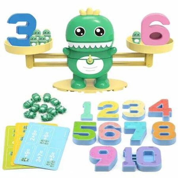 Counting and Balancing Toys for Kids,Educational Games,Math Toy for Kids,Balance Scale Game,Montessori Games for 3+,Preschool Teaching Aids
