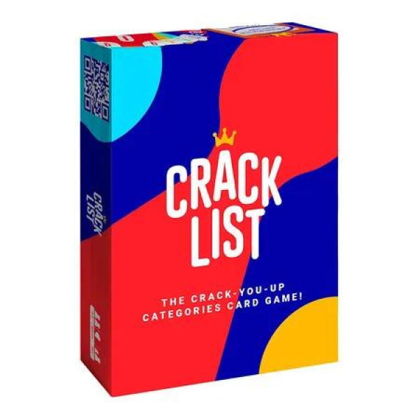 Crack List, The Crack You Up Categories Card Game, 2 and Up Players, Quick and Hilarious Game for Kids, Teens and Men Women, Family Board Games