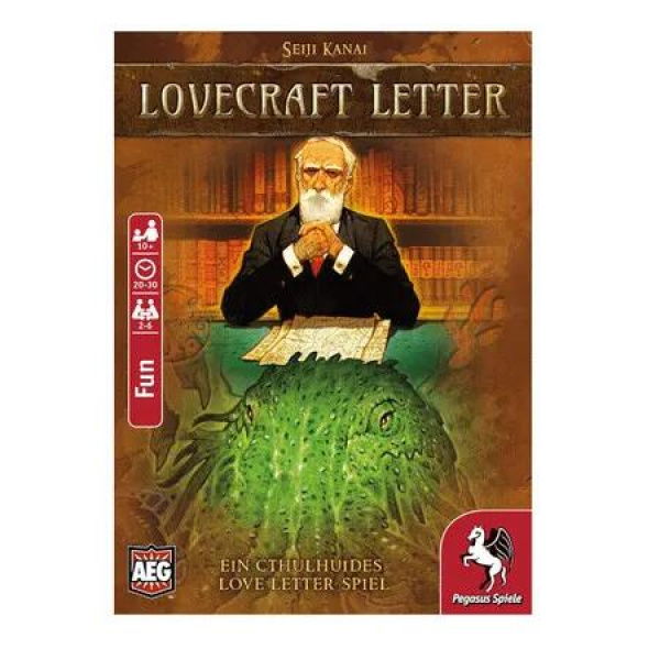 Cthulhu Love Letter Card Game 2-6 Player Casual Strategy Board Game for Lovecraft