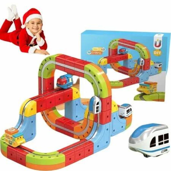 Cube Track, DIY Cube Track, Stable Operation of The 3D Track System, Durable and Secure Connection, High-Performance for Freely Assembleable(38PCS)