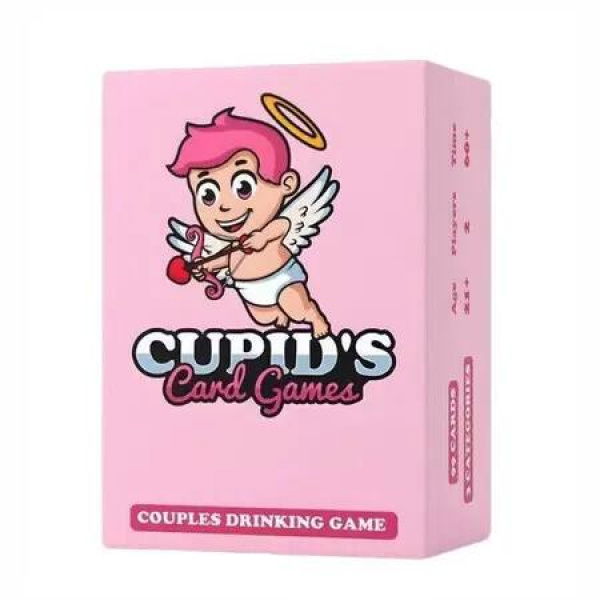 Cupid's Card Games, Couples Drinking Game for Men Women Only Date Nights, Bedroom Game for Couples for Boyfriend and Girlfriend