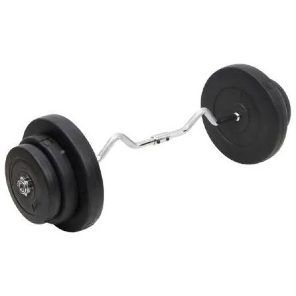 Curl Barbell with Plates 60 kg