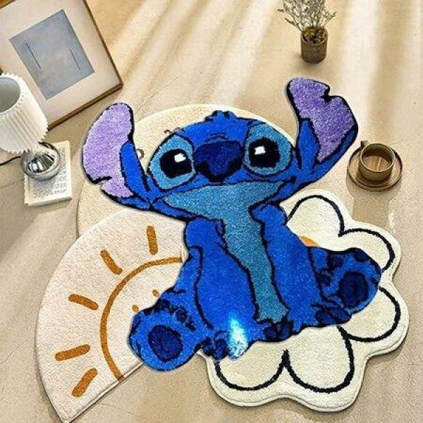 Cute Cartoon Anime Carpet Non-Slip Indoor Entry Way Rug Quick Dry Home Decor Area Rug,50 x 60cm