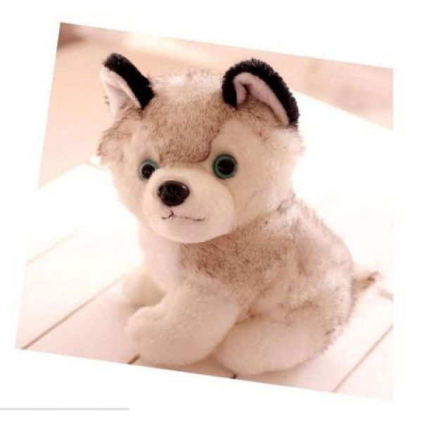 Cute Husky Puppy Dog Plush Doll Toy Collection Decoration Plaything For Kids Children