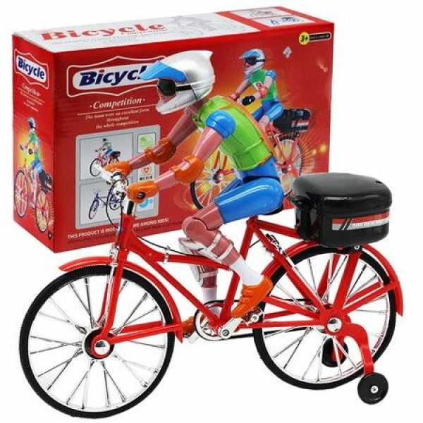 Cycling Toy Kids Bicycle Riding Simulated Model With Light And Music Battery Powered For Children