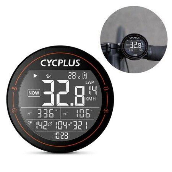 CYCPLUS M2 Bike Computer ANT+ GPS Bluetooth Smart Wireless Stopwatch Speedometer Odometer.