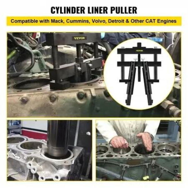 Cylinder Liner Puller Diesel Liner Puller Wet Type Fit for 3.7' to 6.2' Bore