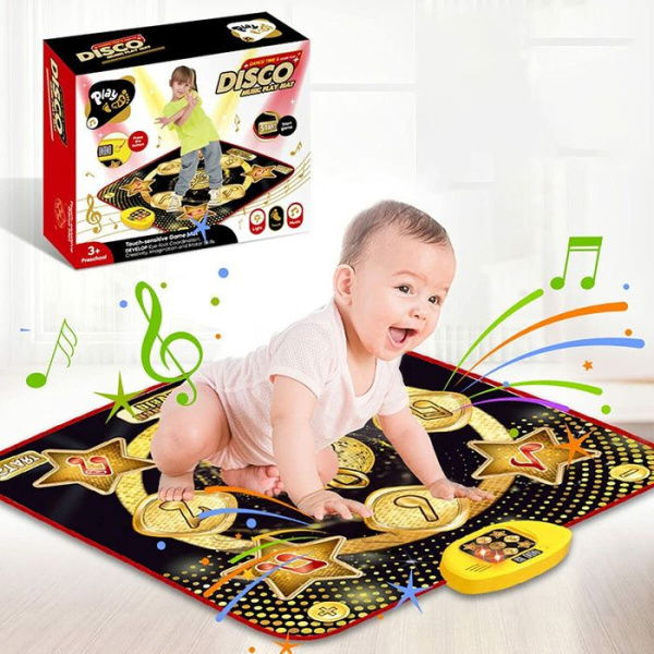 Dance Mat 5 Game Modes Musical Dancing Play Mats Toys For Girls Boys Ages 3-14 Years Old