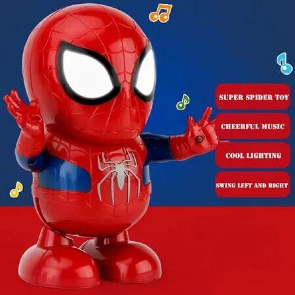 Dancing Robot Toy Kids Interactive LED Lights Music Educational Walking Electronic Gift 3+ Fun Play