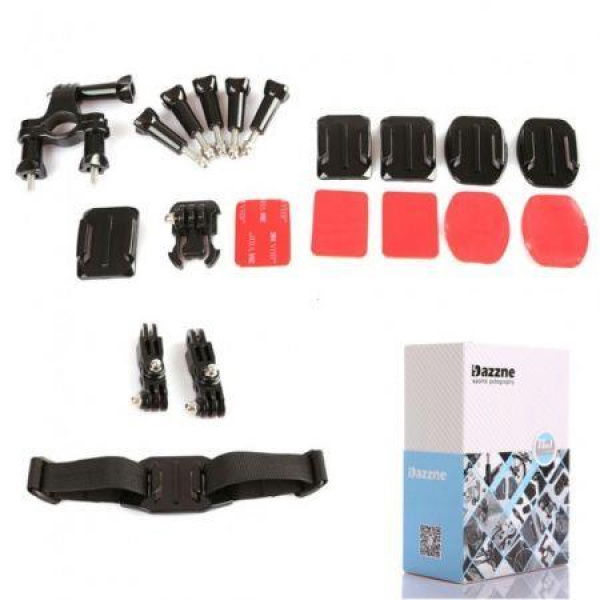 Dazzne 11-in-1 KT-101 Mount System Set Kit Accessories For GoPro Hero 2/3/3+ Camera.