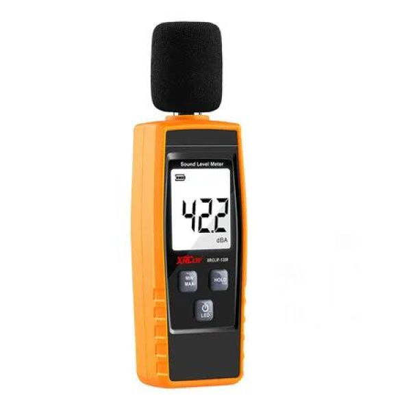 Decibel Meter Sound Level Reader 30-130dB(A), Hand-held Sound Noise Meter with Backlight Alarm