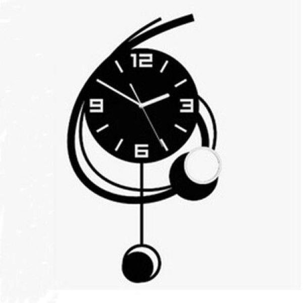 Decorative Wall Clock For Living Room Decor Modern Large Battery Operated Pendulum Wall Clocks For Bedroom Office